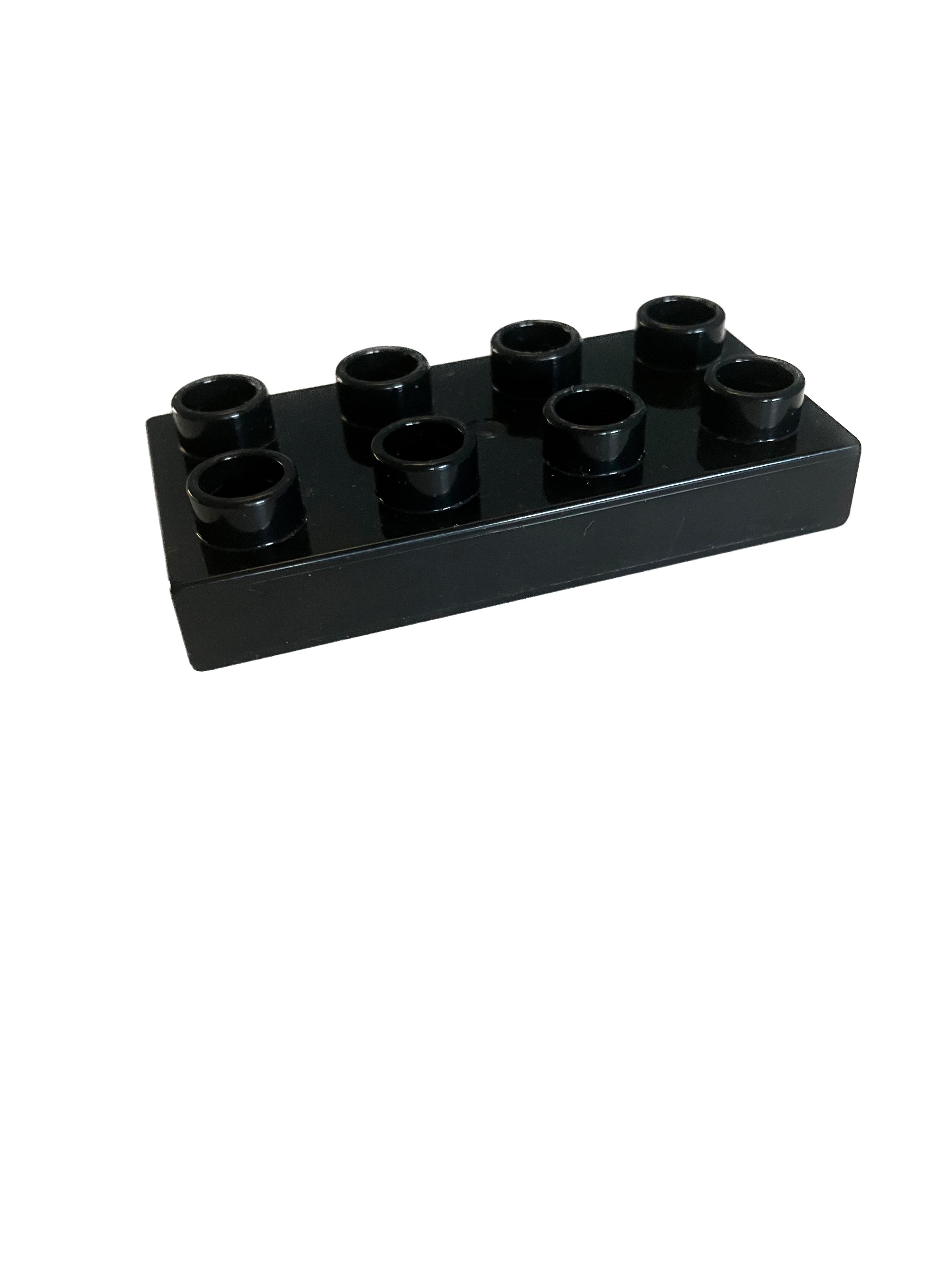Lego Duplo kostka černá 4x2 úzká